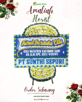 Papan Bunga Duka di Motto